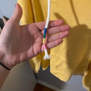 Yellow hoodie